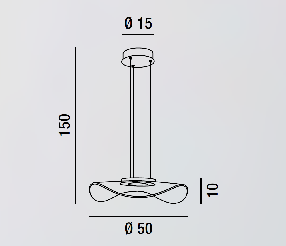 Lampadario Sospensione Medusa LED