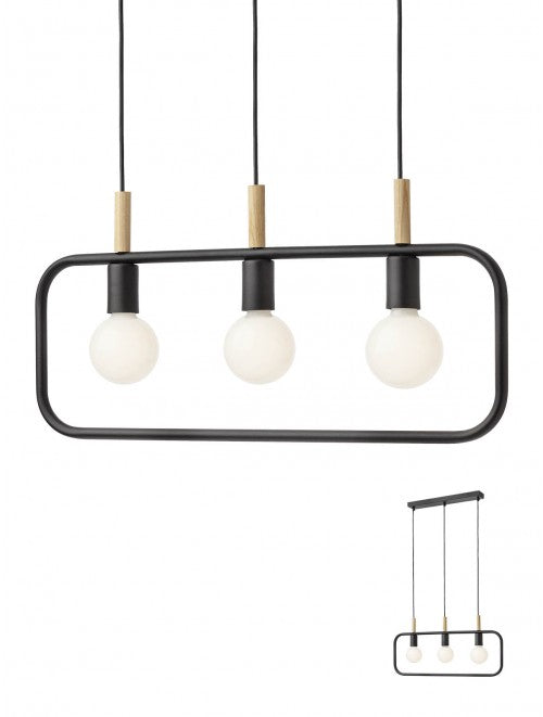 Sospensione a 3 Luci Aeris