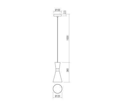 Lampadario Sospensione Kilt