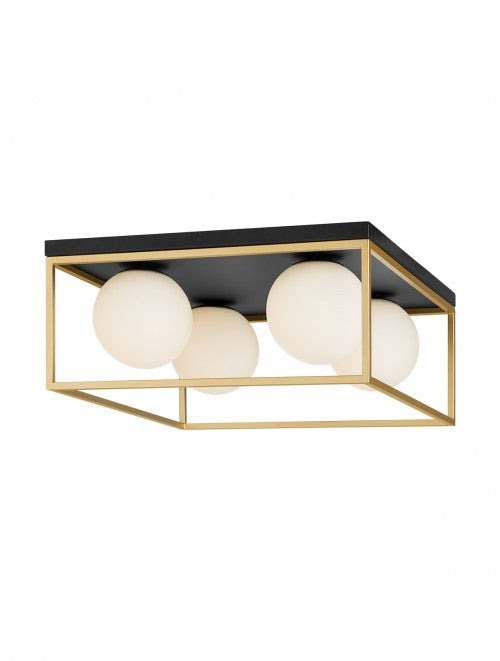 Lampadario Plafoniera da Soffitto/Parete 4 Luci Zodiac