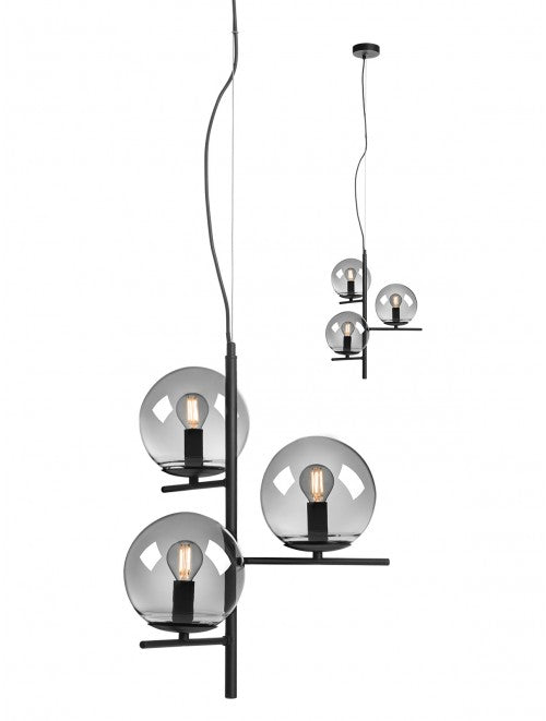 Lampadario Sospensione 3 Luci Boldy