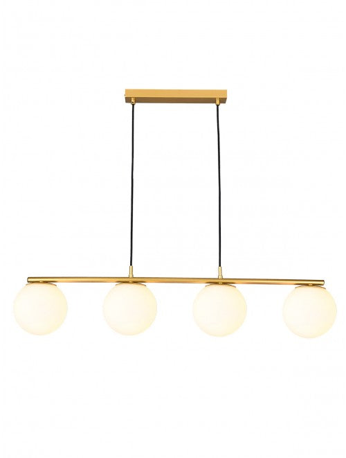 Lampadario moderno Sospensione 4 Luci Boowling