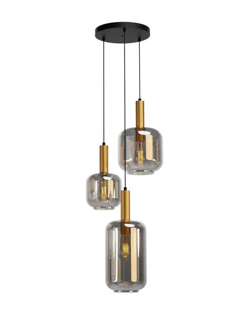 Lampadario moderno Sospensione 3 Luci Brina
