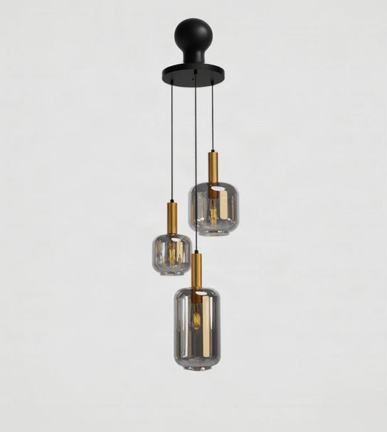 Lampadario moderno Sospensione 3 Luci Brina