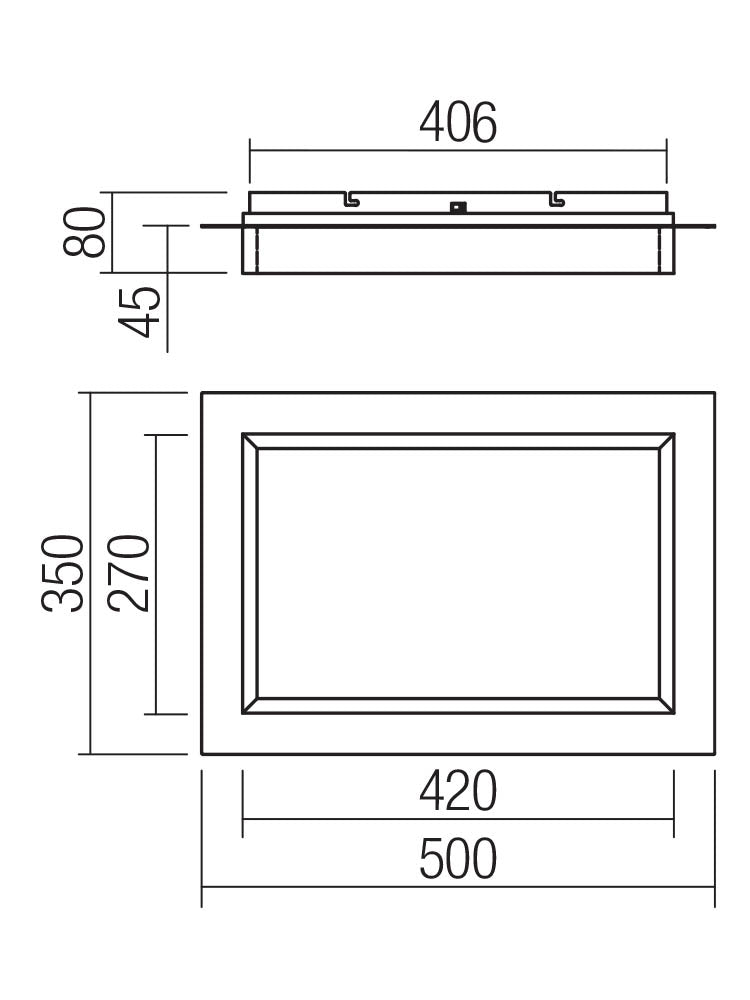 Plafoniera PERIMETRO LED 05-975 D50