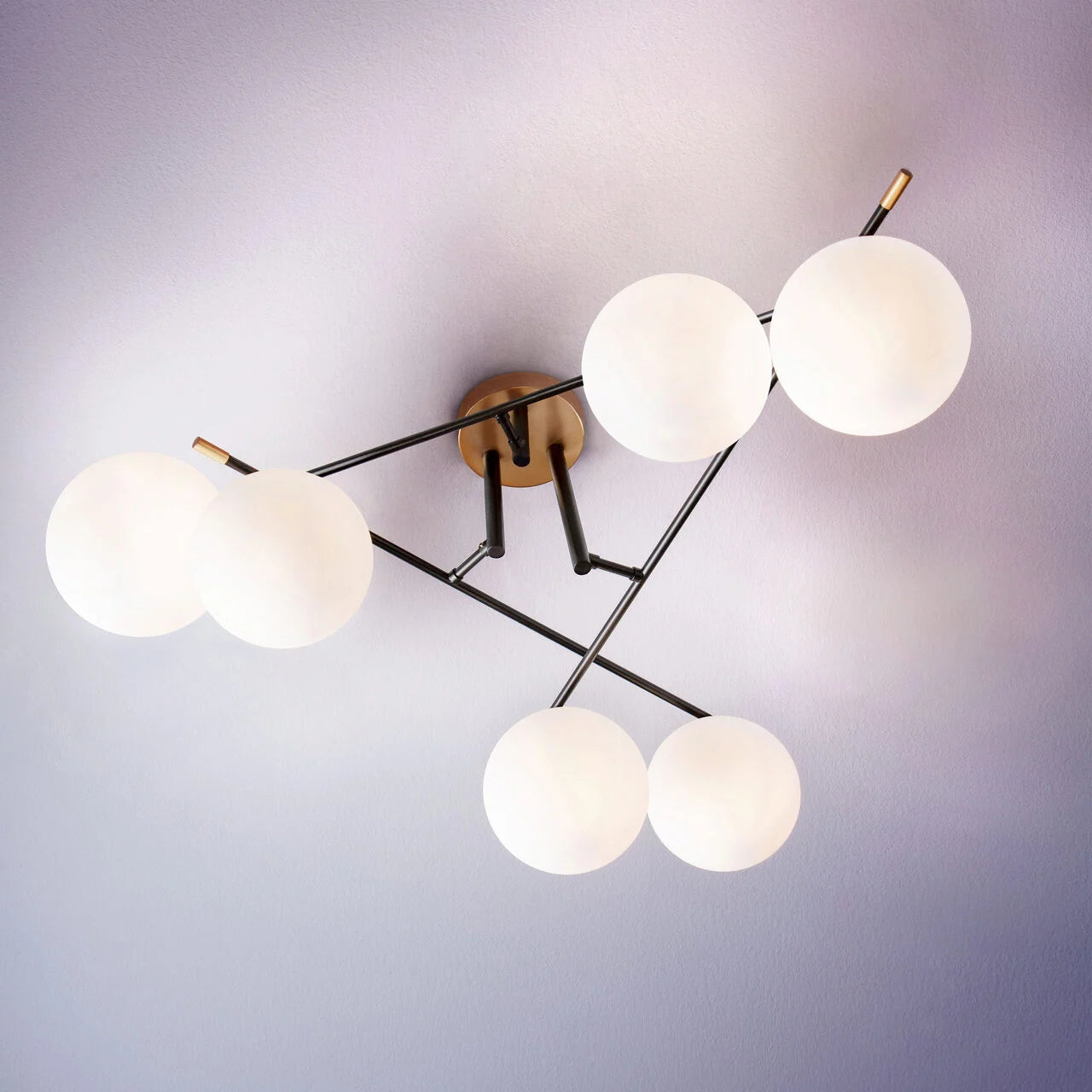 Lampada da parete Plafoniera 6 Luci Essential