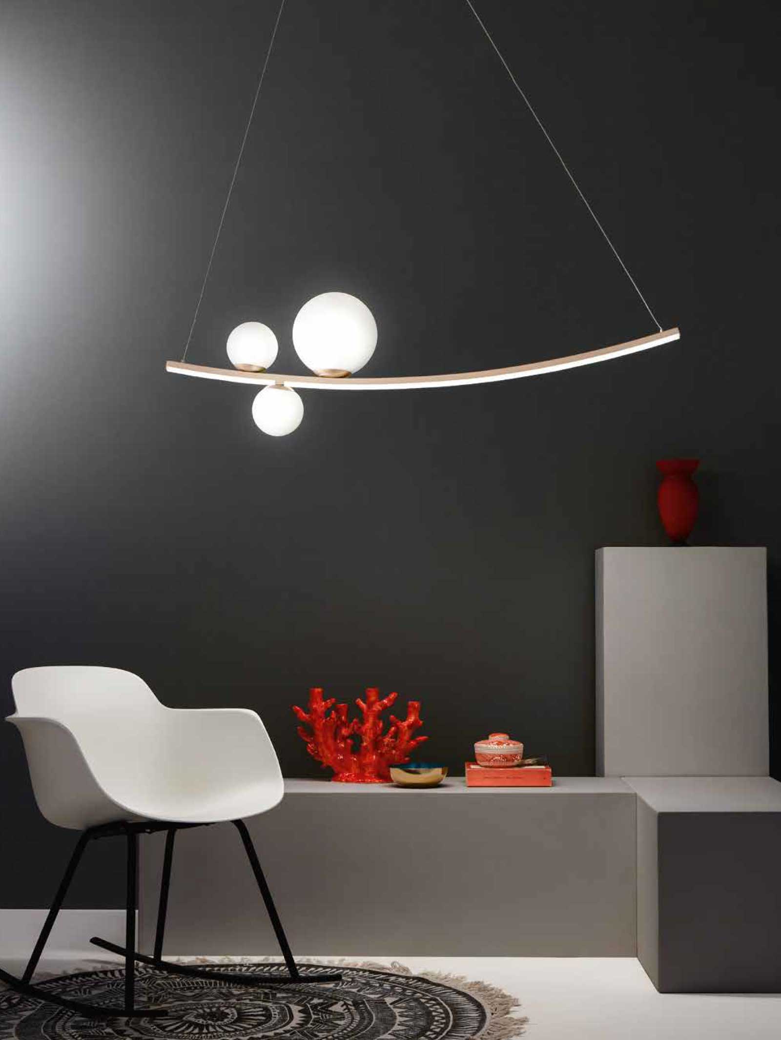 Lampadario Sospensione a LED ALTALENA 48W