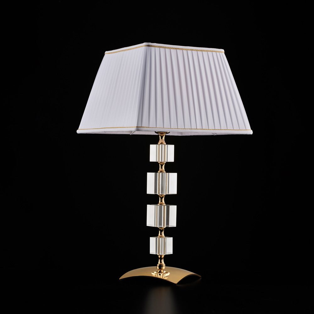 Lampada da tavolo contemporaneo cristallo oro 1 luce BL275-LM-OR