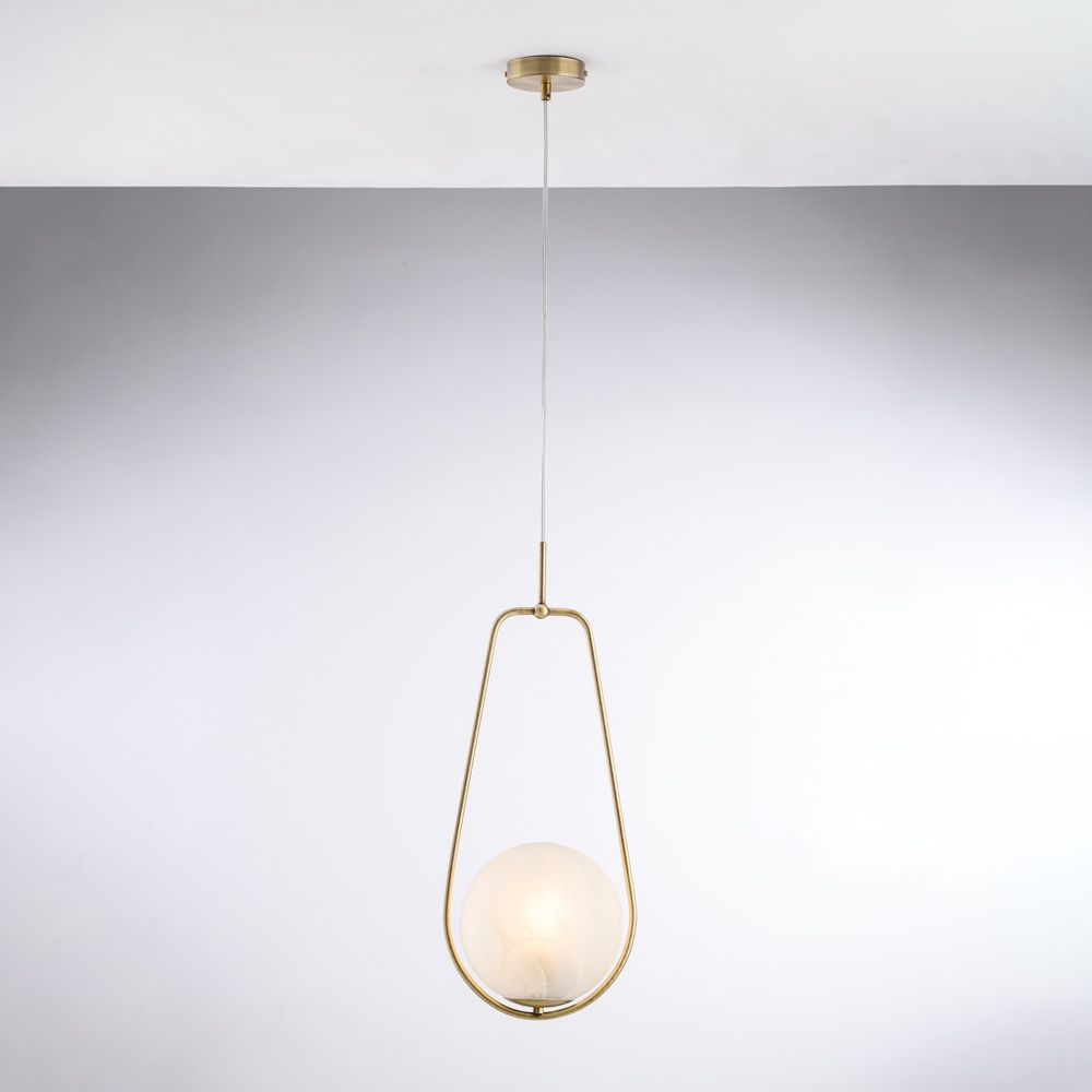 Lampadario contemporaneo bronzo 1 luce AFRODITE BL286-S1-BRZ