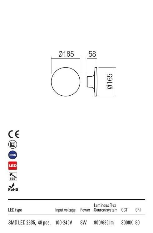 AURA 90369 REDO GROUP applique per esterno