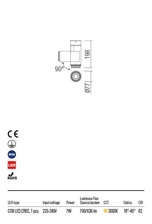 EAGLE 90066 REDO GROUP plafoniera/applique per esterni