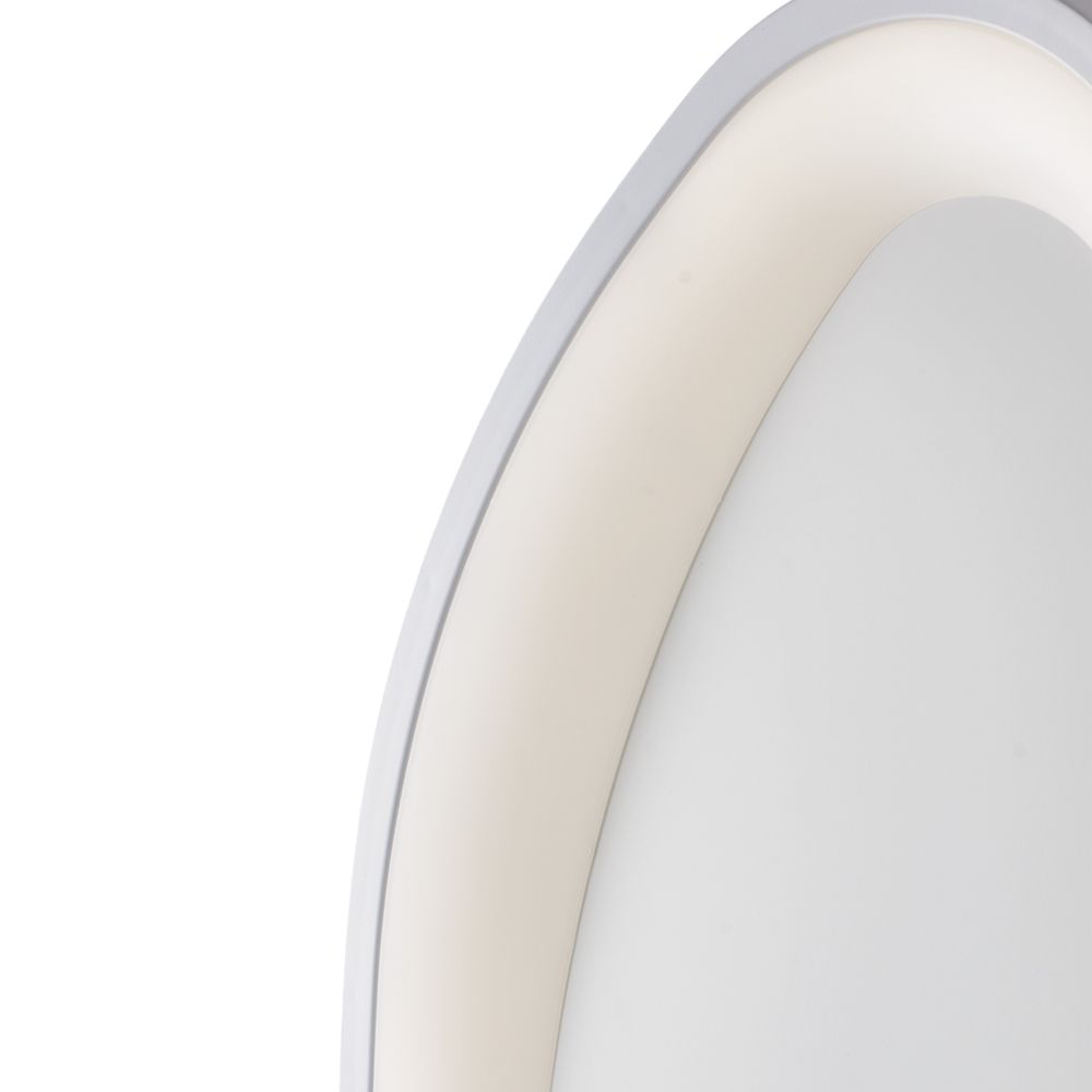 Plafoniera ANNA triangolare alluminio bianco a LED integrato 32W