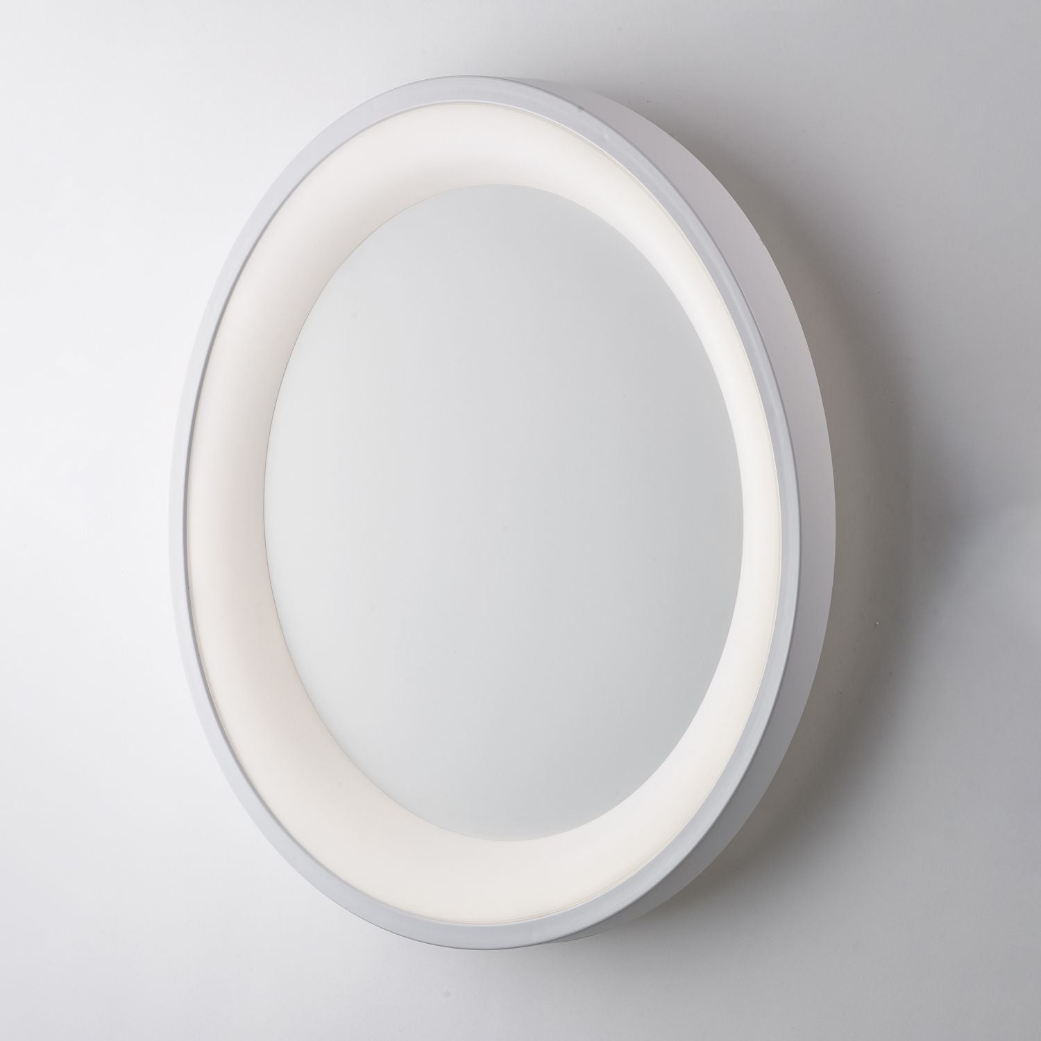 Plafoniera ANNA circolare alluminio bianco a LED integrato 32W