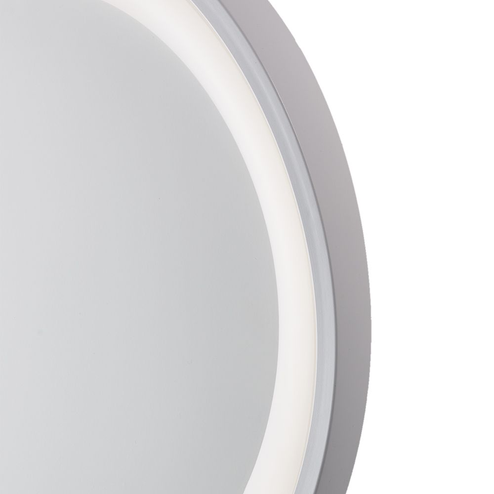 Plafoniera ANNA circolare alluminio bianco a LED integrato 32W