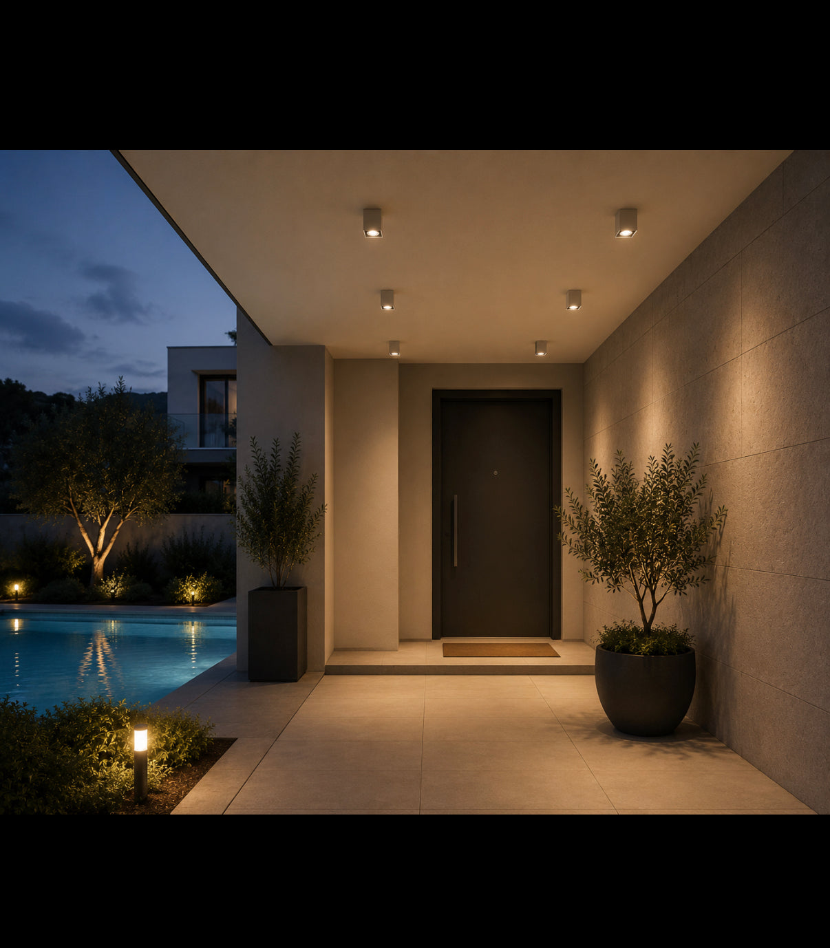 QUAD REDO GROUP plafoniera per esterno LED 3W