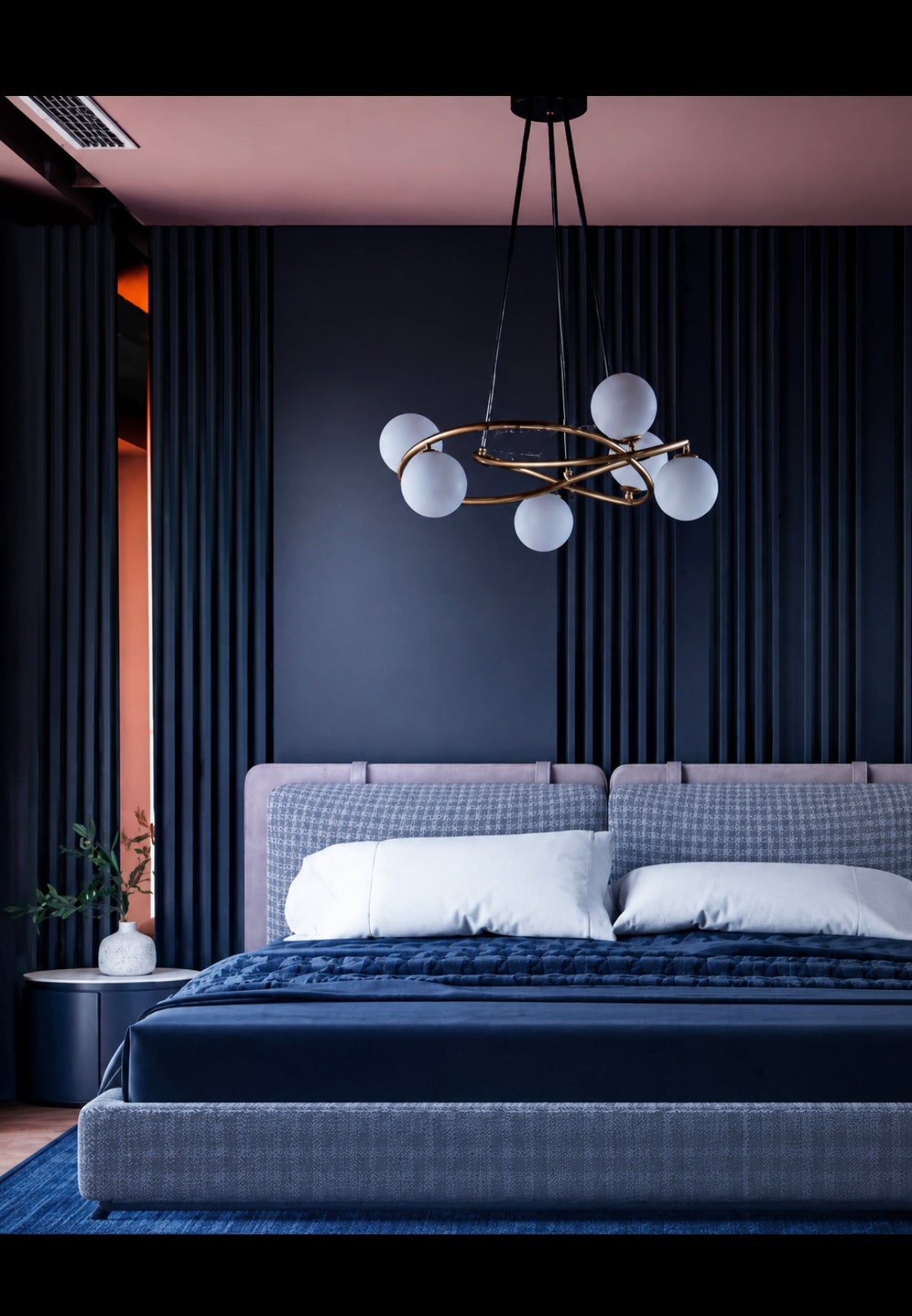 Lampadario Sospensione SFERE IN VETRO SOFFIATO SINFONIA D60