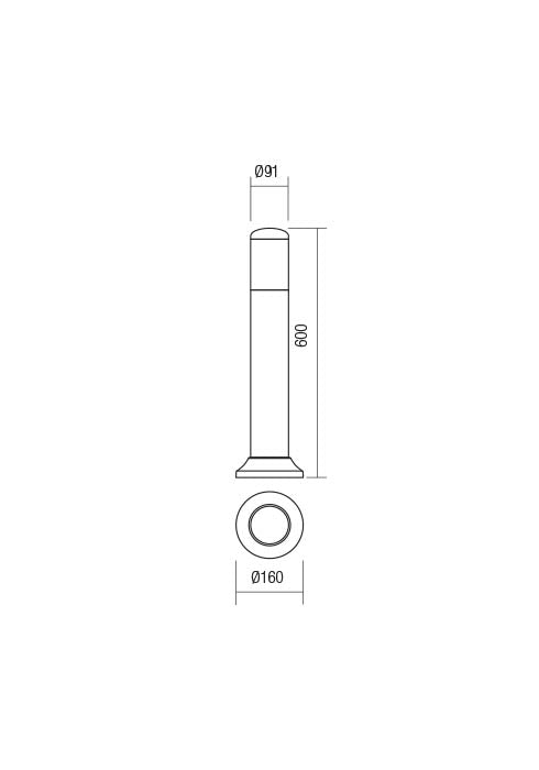 Palo Per Esterno Pencil REDOGROUP 90240