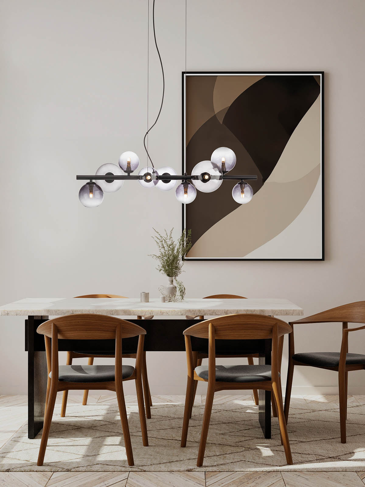 Lampadario Sospensione 9 luci Astra