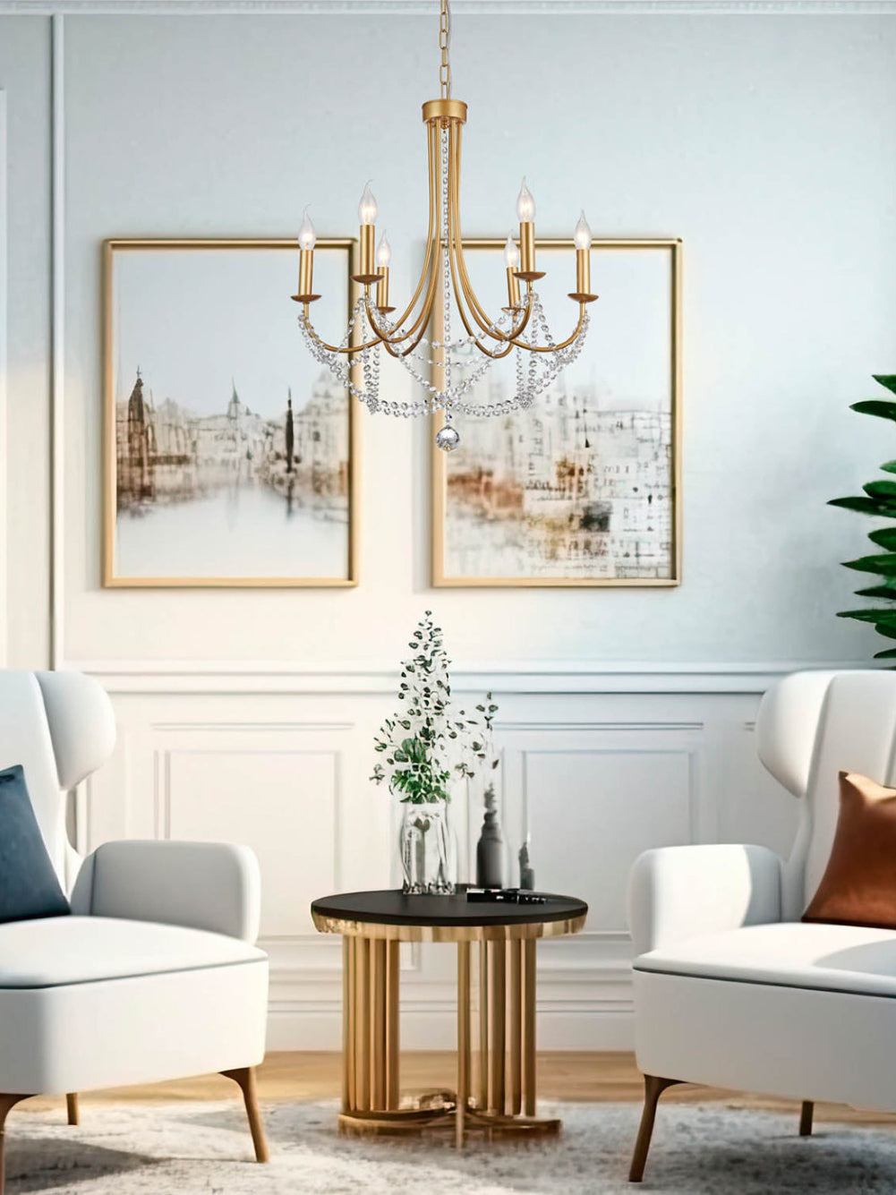 Lampadario Aphrodite classico/moderno