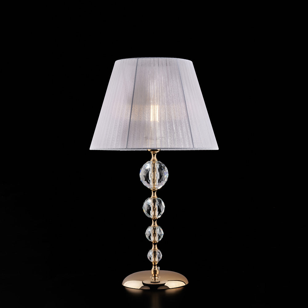 Lampada da tavolo classico cristallo oro 1 luce BL267-LM-OR