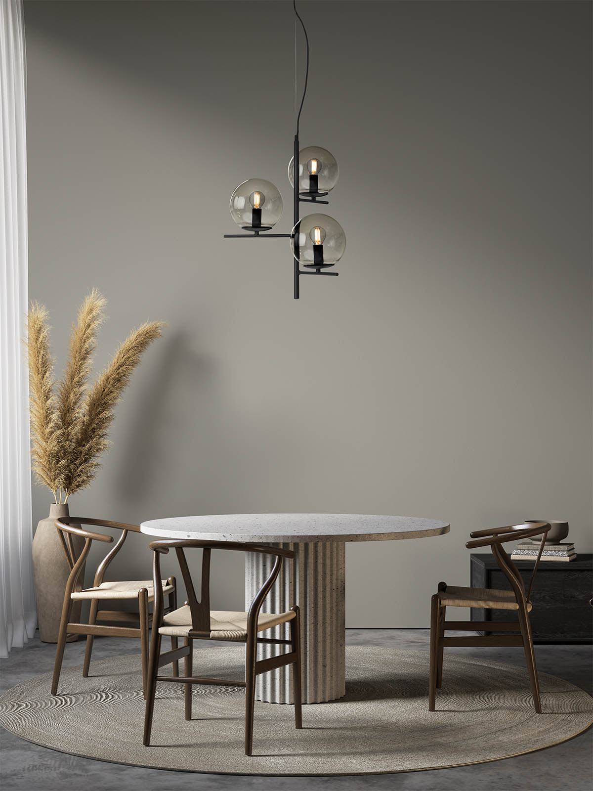 Lampadario Sospensione 3 Luci Boldy