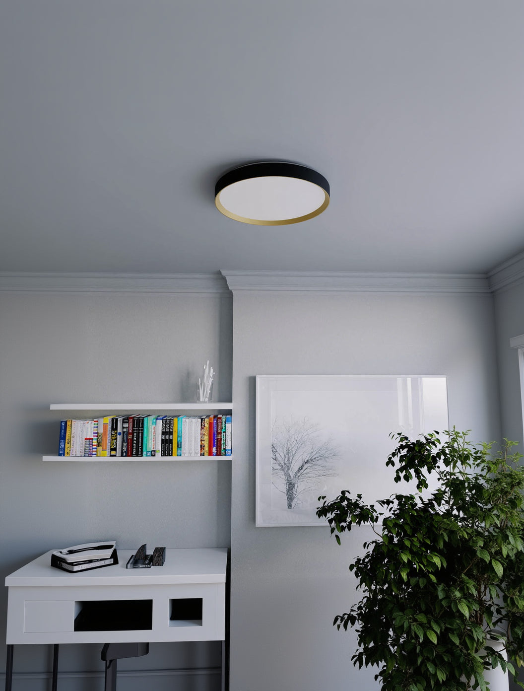 Lampada plafoniera da Soffitto/Parete Caster