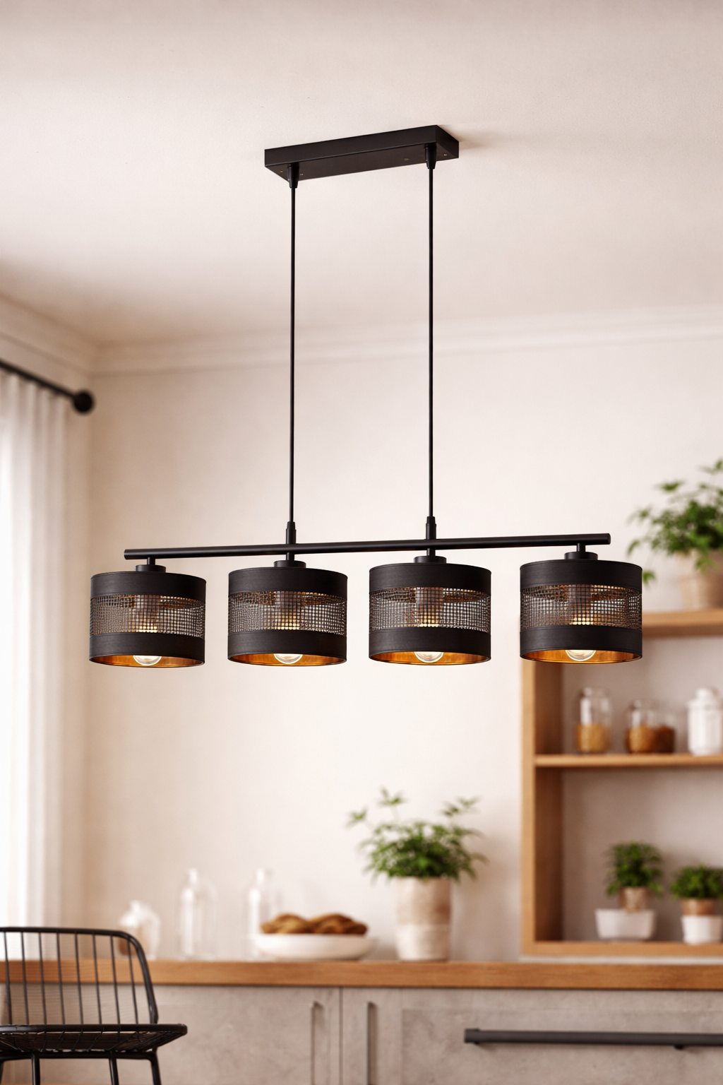 Sospensione 4 Luci Flint