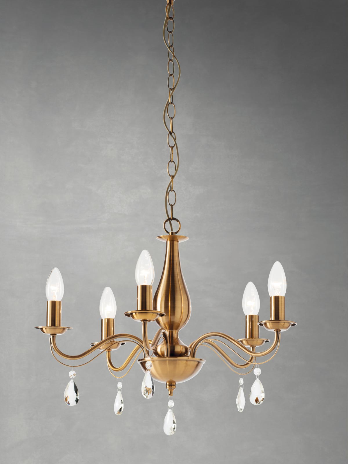 Lampadario Classico 5 Luci Fabiola