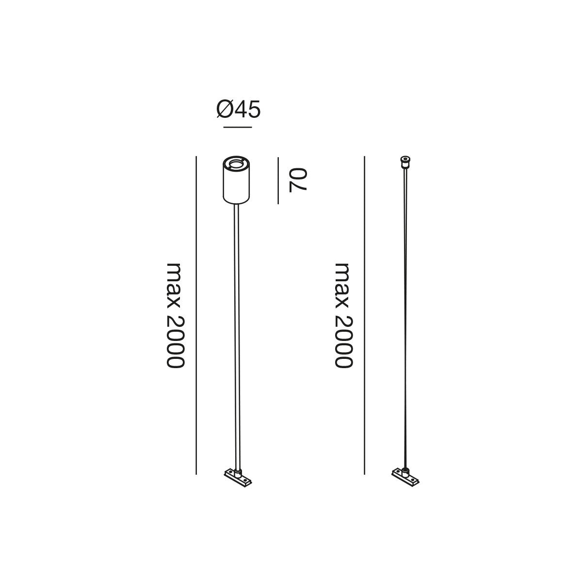 Kit Sospensione Per Binario 48Vdc