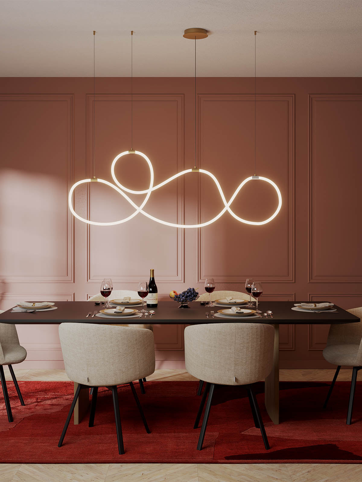 Lampadario moderno Sospensione LED Henk