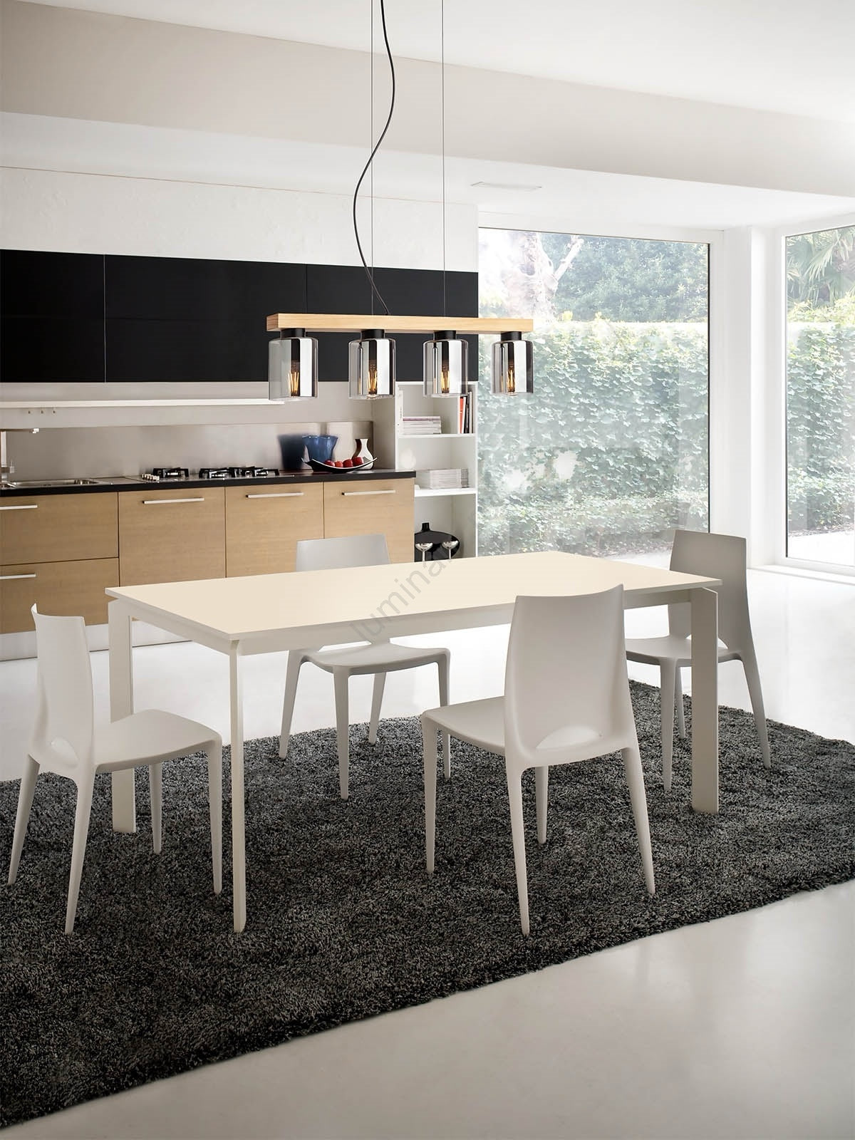 Sospensione 4 Luci Rotis