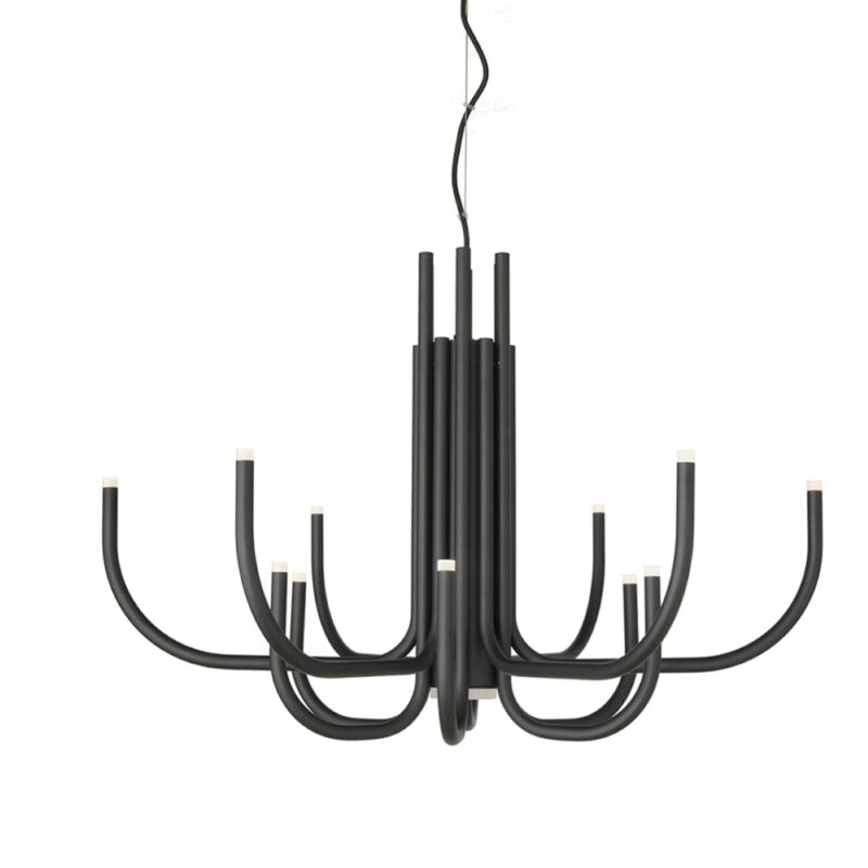 SOSPENSIONE NOUVEAU 12 BRACCETTI LED INTEGRATO ONDALUCE
