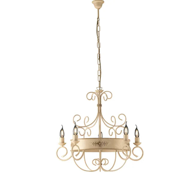 LAMPADARIO IN FERRO BATTUTO BALTIMORA BL-183-AV