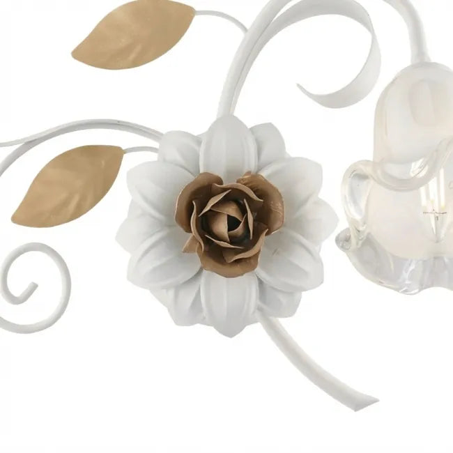 APPLIQUE FERRO BATTUTO ARTIGINALE CESTO BL274-AP1