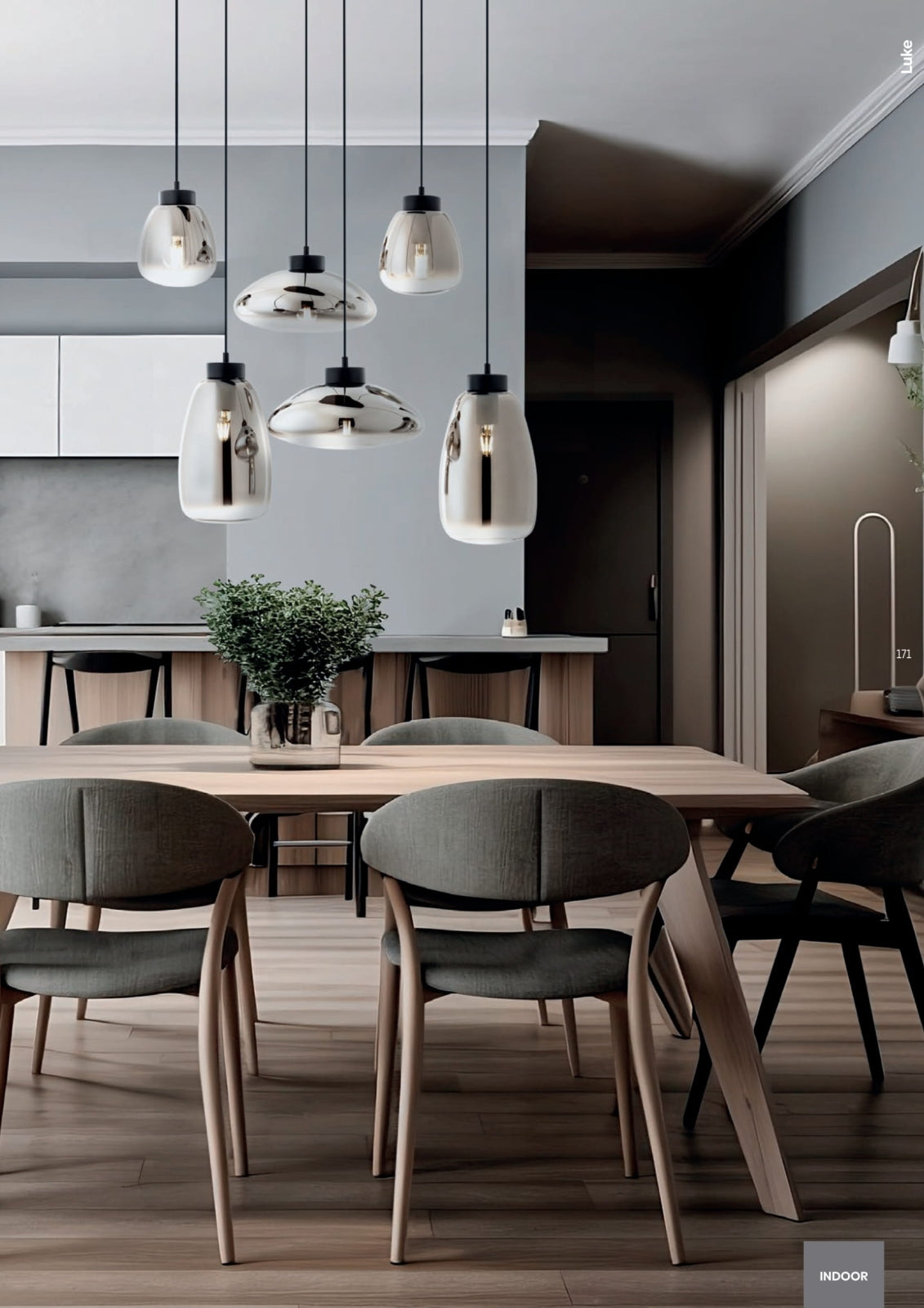 Lampadario Sospensione 6 Luci Luke